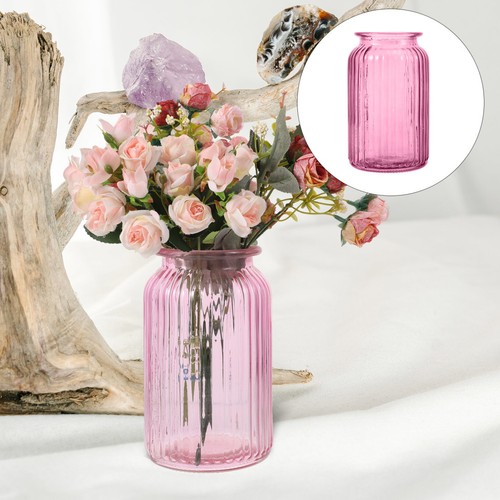 Single rose vase glass - glass, bottle