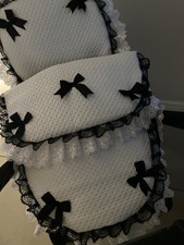 Babies White And Black Pram