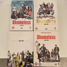 Shameless DVDs -  UK Series 1, 2,3, 4  Bundle. Like new. 