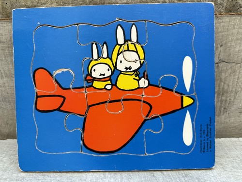 Vintage miffy rabbit wooden - rabbit,