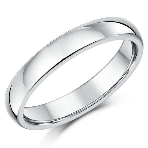Sterling silver wedding ring - silver,