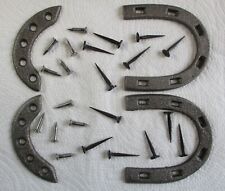 British Army:"AMMO BOOT HEEL & TOE PLATES" (With Fixing Nails/Screws, Sizes 5-6)