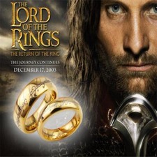 Unisex Exclusive Xmas Gift! Lord of the Rings, 3 Colours All Sizes, Quality Ring