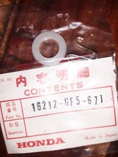 NOS HONDA CR 60 R 1983 - 1985 TLM 200 220 240 OEM CARB PLATE SET 16212-GF5-671