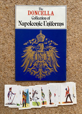 CIGAR CARDS PLAYERS DONCELLA, NAPOLEONIC UNIFORMS, COMPLETE SET + EMPTY ALBUM