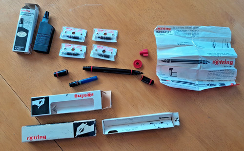 Vintage rotring bundle job - , lot