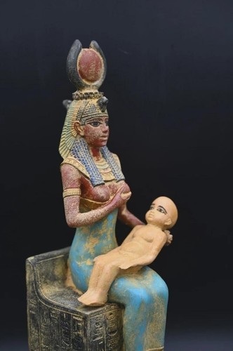 Egyptian goddess isis statue - goddess,