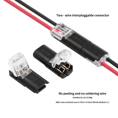 10x 12v 2pin way - 2pin, plug