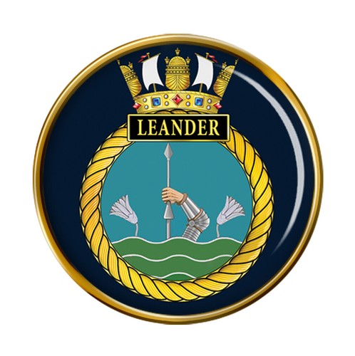 Hms leander royal navy pin - navy,