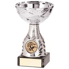 PRESENTATION CUP TROPHY - Silver Sports Award Trophies, 6 Sizes, FREE ENGRAVING