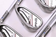 Ping Karsten 2014 Irons / 5-PW+SW / Blue Dot / Senior Flex Ping KS 401 Shafts