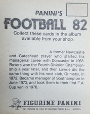 Panini Football 82 Stickers - Choose The Numbers You Need