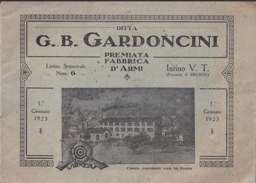 Gardoncini 1923 catalog - catalog,