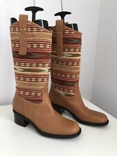 Nine West Leather and Tapestry