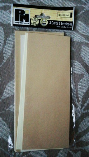 New small tall card - tall, blanks