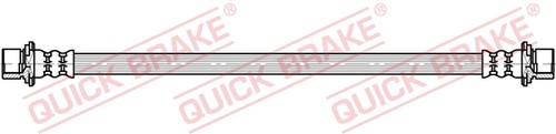 Inner rear left brake - inner/, hose