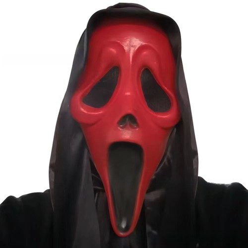 Halloween ghost face skull - face,