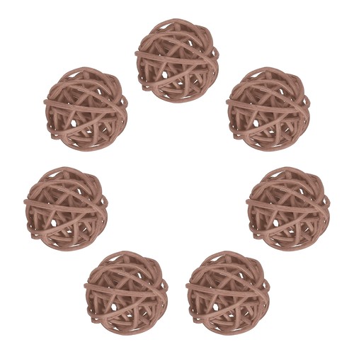 7pcs wicker rattan balls 2 - 7pcs,,