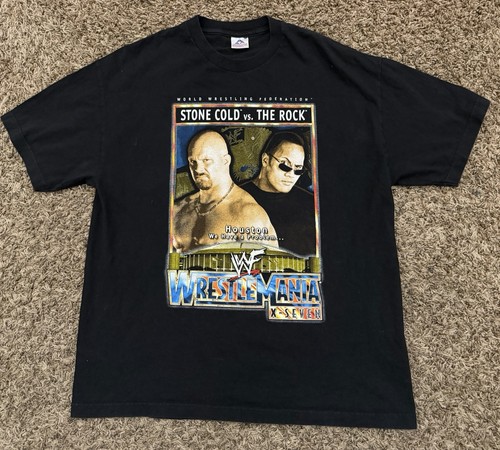 Vintage wwf wwe - t-shirt, stone