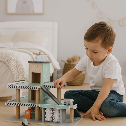 Jumini wooden toy - jumini, garage