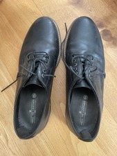 Mens Hell For Leather Black Formal Lace Up Formal Shoes Size UK 12