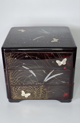 Japanese tier lacquerware - japanese, 3