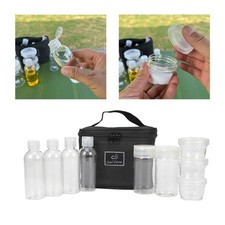 9Pcs Camping Spice Jars with