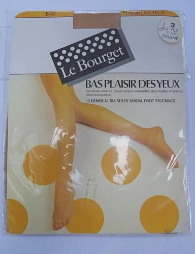 Vintage bourget stockings - vintage, le