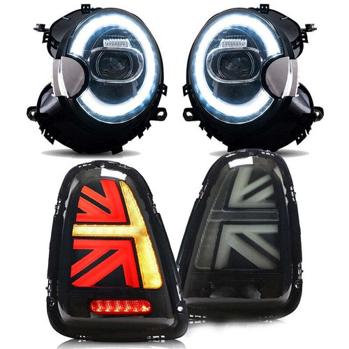 Vland led headlights smoked - vland, +