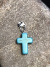 Howlite Turquoise Cross
