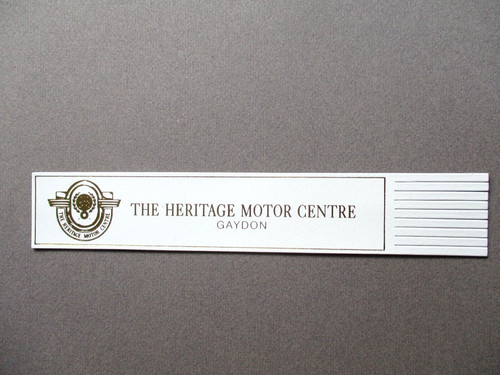 Leather bookmark the heritage - the,