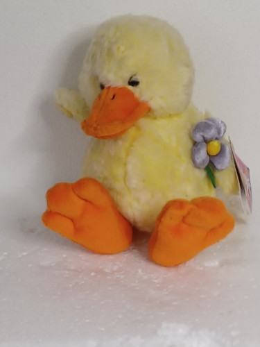 Gund yellow duck soft cuddly - yellow,
