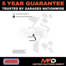 Fits Vauxhall Zafira 1999-2005 2.0 DTI Turbo Hose Borg & Beck