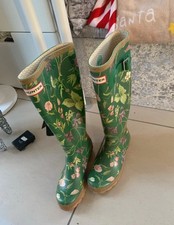 Hunter RHS Tall Floral Green