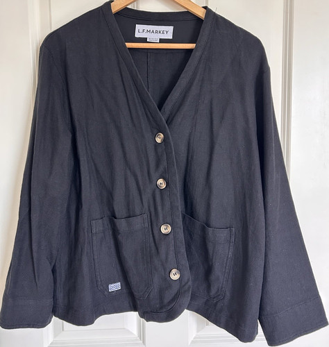 Markey black button up - l.f., button-up