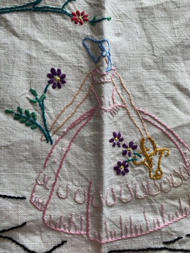 Crinoline lady linen - lady,