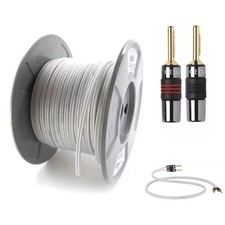 QED Silver Anniversary XT Speaker Cable Airloc Terminated 4mm Metal Banana Plugs