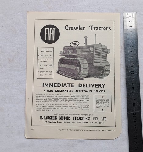 Fiat crawler tractor - fiat,