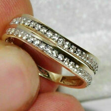 1.08Ct 2 Row Wishbone Eternity