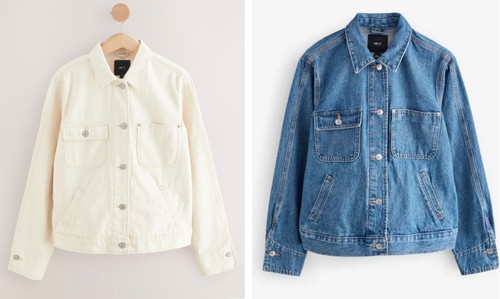 Next denim jacket mid blue - denim,