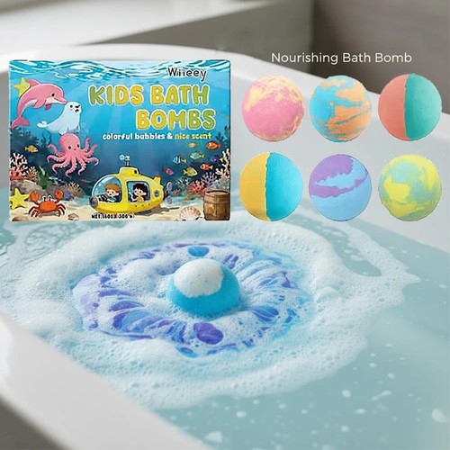Kids bath bomb gift set - bath,