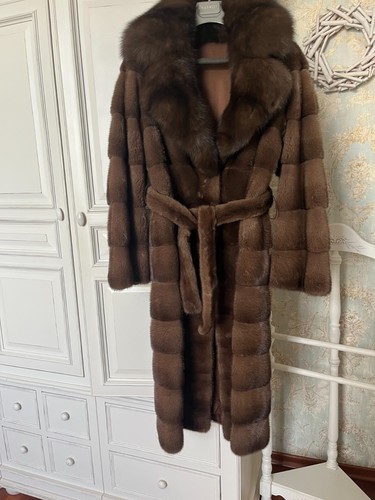 Fur mink coat - fur, barguzin