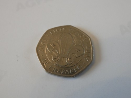 2007 prepared 50p coin - 2007, be