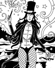 Zatanna - Original Ink Drawing