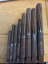 Bundle 8 x Dormer Hand Reamer - Spiral Flute Reamers