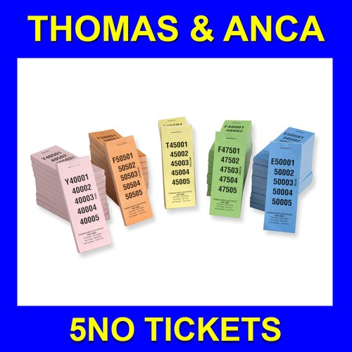 Raffle tickets 1 - raffle, 5