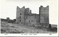 RARE OLD R/P POSTCARD - THE CASTLE - CASTLE BOLTON - WENSLEYDALE  YORKSHIRE 1963