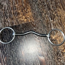 Loose Ring Mullen Mouth With Port Sweet Iron Bit Dressage Evening 5.25(51/4)