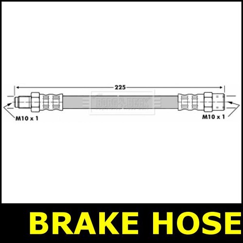 Brake hose rear - bmw, e21