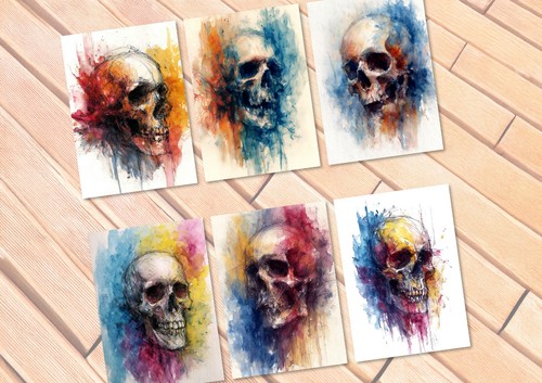 Skull wall art print on - skull,